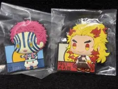 鬼滅の刃　ちょこのっこ　ぷくっとラバーマスコット一番くじ　煉獄　猗窩座