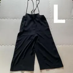 GUサロペット Lブラック　ユニクロしまむらアベイル