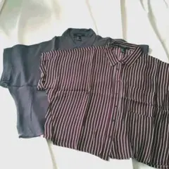 FOREVER21 フォーエバー21　レーヨンシャツ　S～Mサイズ　2点セット