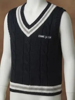 【即購入OK！】COMME CA ISM コムサイズムチルデンニットベスト 90