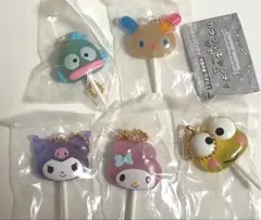 【コンプリート】サンリオ カラフルキャンディチャーム 全6種　セミコンプセット