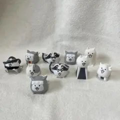 にゃんこ大戦争　指人形　ソフビ　フィギュア　8種類10コセット