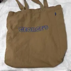 GEORGE'S ロゴトートバッグ ブラウンのサムネイル