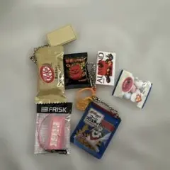 ミニチュアお菓子セット キーホルダー付き