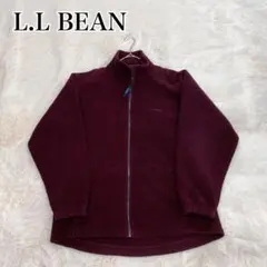 90s old L.L.Bean エルエルビーン フリース バーガンディーy2k