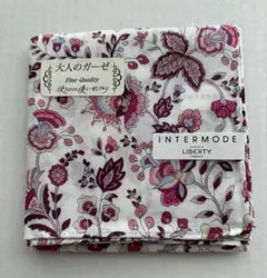 新品 LIBERTY リバティ 花柄 大判ハンカチ ガーゼ