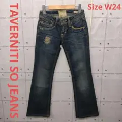 TAVERNITI SO JEANS ブーツカット デニムパンツ W24のサムネイル