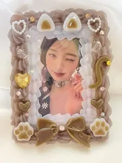 スイーツデコトレカケース  ホイップデコ 硬貨ケース  B8 猫耳  NO.13