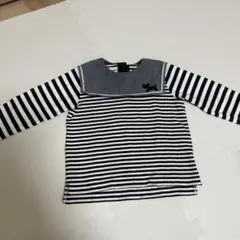 ファミリア　長袖ボーダーカットソー