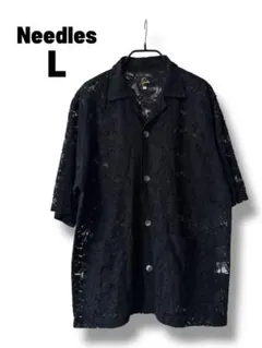 needles breath CAVANA SHIRT シャツ　別注　ブラック Needles CABANA SHIRT / BLACK – BREATH - サイズ 着丈 身幅