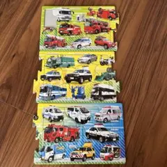 働く車 パズル 消防車 パトカー ショベルカー 知育玩具