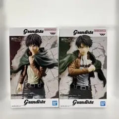 進撃の巨人 フィギュア Grandista エレン リヴァイのサムネイル