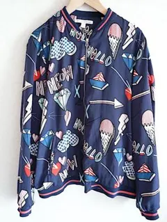 ザラ zara trf ブルゾン 総柄 アイスクリーム Mサイズ ジャンパー