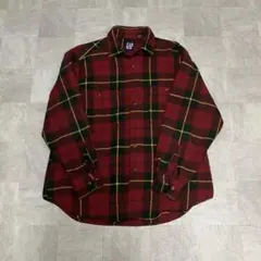 OLD GAP 90s~タータンチェック フランネルシャツ