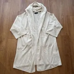 TOMORROWLAND MACPHEE カシミヤウールマントカーディガン