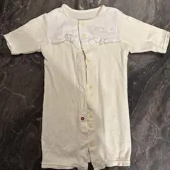 クリーム色ツーウェイ・ドレスオール 50〜60cm