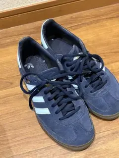 adidas SAMBA スエード ネイビー ライトブルー 23.5cmのサムネイル