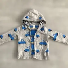 baby GAP トラック柄カーディガン 12-18ヶ月