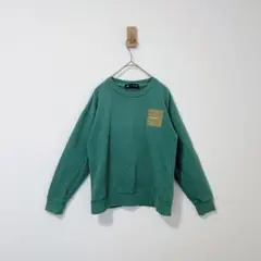 カンゴールキッズ　KANGOL KIDS バックプリントスウェット 緑のサムネイル