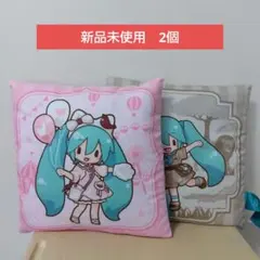 ふわぷち　プラチナムザッカ　クッション　初音ミク　お出かけシリーズ　全2種