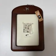 ら むりーず La merise マタノアツコ 木製フォトフレーム 壁掛け