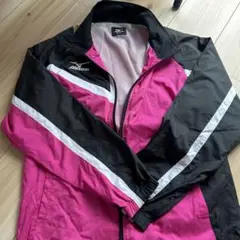 Mizuno ジャケット M 黒/ピンク