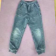 UNIQLO　デニム風 長ズボン 130cm