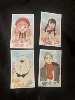 SPY×FAMILY フレークシール　4点