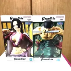 ワンピース　Grandista ボア・ハンコック　ロロノア・ゾロ　2体セット
