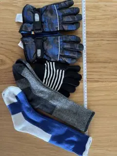キッズ　スノーグローブ　手袋　5〜6歳　スノーソックスセット
