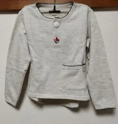 chocola wish　くるみボタンチュニックトレーナー　プルオーバー　薄手