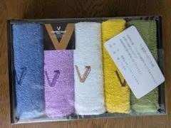 Valentino Vasari カラフルタオル 5枚セット