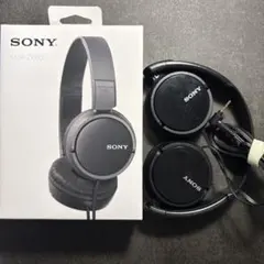 SONY MDR-ZX110 有線ヘッドホン ブラック