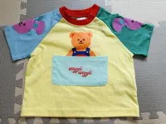 wiggle wiggle クマさん Tシャツ 80