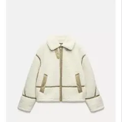 ZARA ボアダブルフェイスジャケット