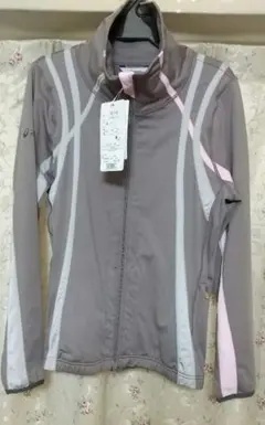 ASICS アシックス ウェア ジャケット ブラウン 茶色 系 M サイズ