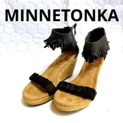 MINNETONKA✨ ウェッジソール アンクル フリンジサンダル
