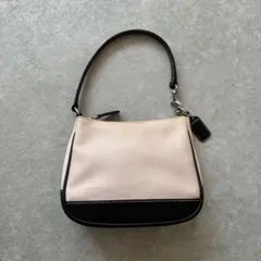 美品 COACH コーチ ミニハンドバッグ キャンバス アクセサリーポーチのサムネイル