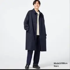 GU バルマカーンコート ネイビー Lサイズ