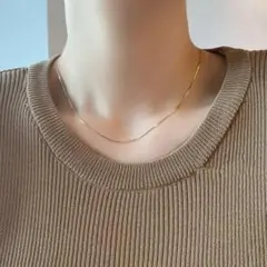 スネークチェーン ゴールド 40cm+アジャスター5cm