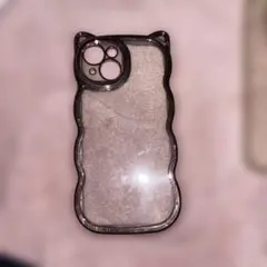 猫耳デザイン iPhone用15ソフトケース