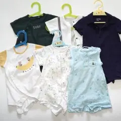 ベビー服 夏 半袖ロンパース 70サイズ 男の子 5点セット