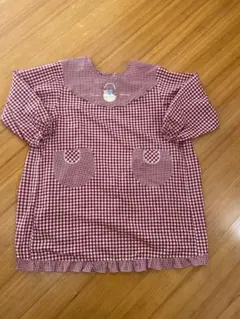 エプロン割烹着長袖大人用　（2枚セット）保育士