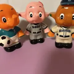 サトちゃん サトコちゃん 阪神タイガース 貯金箱 非売品 レトロ 激レア