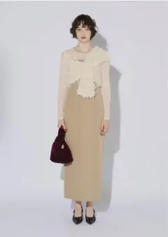 ANDRESD フリンジグリッターノットドレス