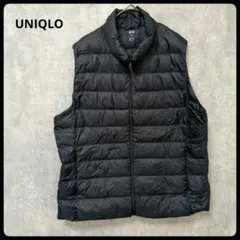 ユニクロ　ウルトラライトダウンベスト　黒　3XL　大きめ　軽量