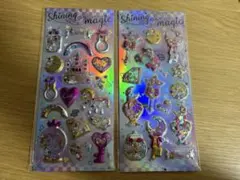 立体　シャカシャカシール　ホログラムシール　2枚セット