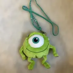 マイク　モンスターズインク　ぬいぐるみ型パスケース