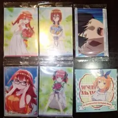 五等分の花嫁 クリアカード 5枚セットと マグネットシートのサムネイル