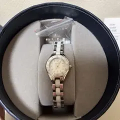 AGATHA アナログ時計 シルバー/ホワイト